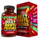 Beet Root Capsules - Sirkulasi, Energi Sehat Hati - w Ekstrak Benih Grape & Ginseng 60 Count Vegan