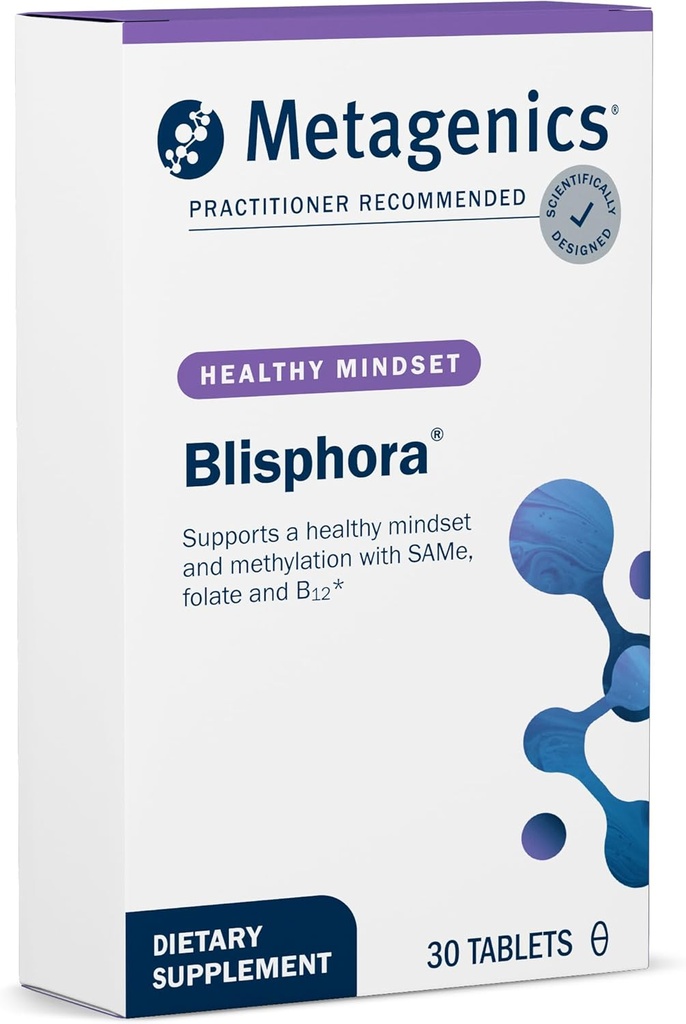 Metegenik Blyphora - Methylation Supplement * - Mendukung Mindset Sehat * - dengan Vitamin B12, Gagal & Sama - Tidak-GMO & Gluten- Bebas - 30 Tablet