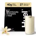 Huel Black Edition 124; Vanilla 40g Vegan Protein Powder 124; Nutritional Complete Meal 124; 27 Vitamin dan Mineral, Gluten Free 124; 17 Servings 12.4; Scoop tidak termasuk mengurangi plastik