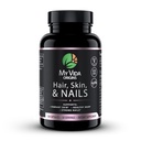Vida Origins Origins-ku, Skin dan Nails, Thicker Hair, Stronger Nails, Vibrant Skin 124; Pasokan Kecantikan Alam, Zinc, Biotin, Vitamin E 124; Vegan 120 Capsules 1 Bulan Supply