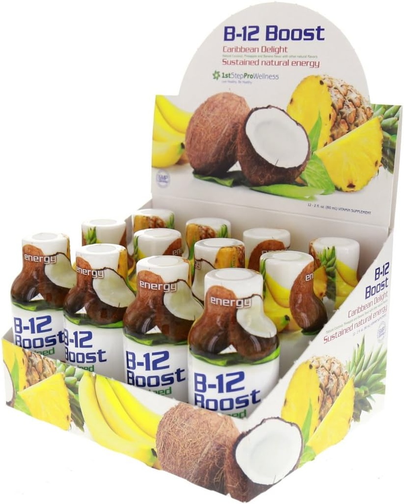 Langkah 1 Tinggi Performance Fitness B-12 Boost, 12-2oz Botol