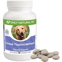 Hanya Pet Canine Alam Thyroid Wellness Supplement untuk Dogs - 90 Tablet Chewable