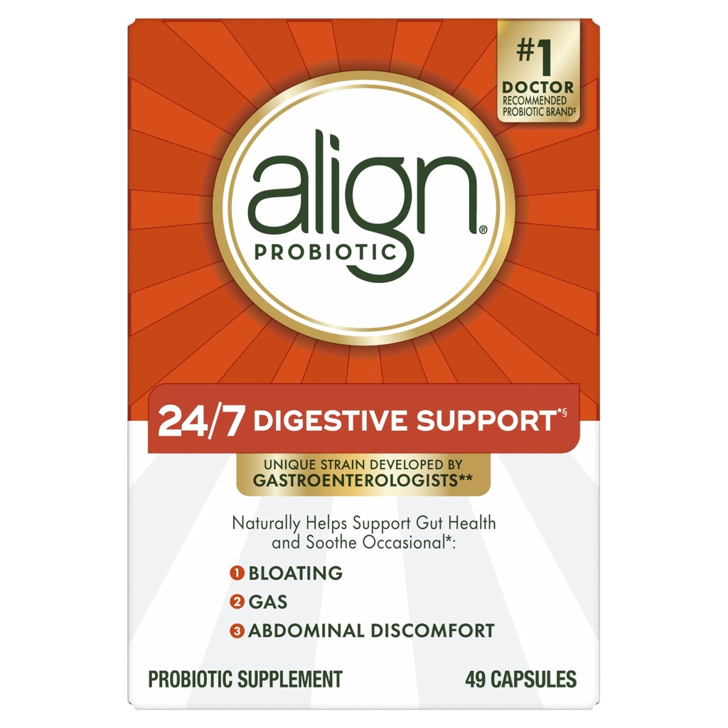 Align Tambahan Probiotik Capsule 49 jumlah (Packaging May Vary)
