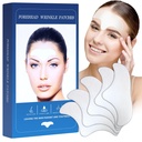 Forhead Scrinkle Patch 12Pcs - Piringan wajah untuk keriput, Anti- Wrinkle dengan Aloe Collagen & Vitamin E, Forhead Wrinkles Treatment for Women