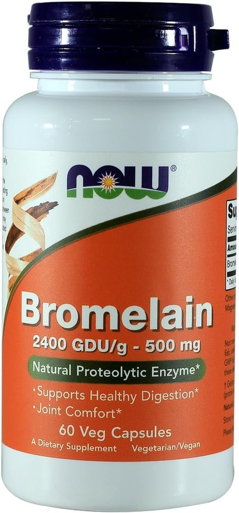 Sekarang Bromelain 2400 GDU, 500mg, 60 Capsules (Paket 2)