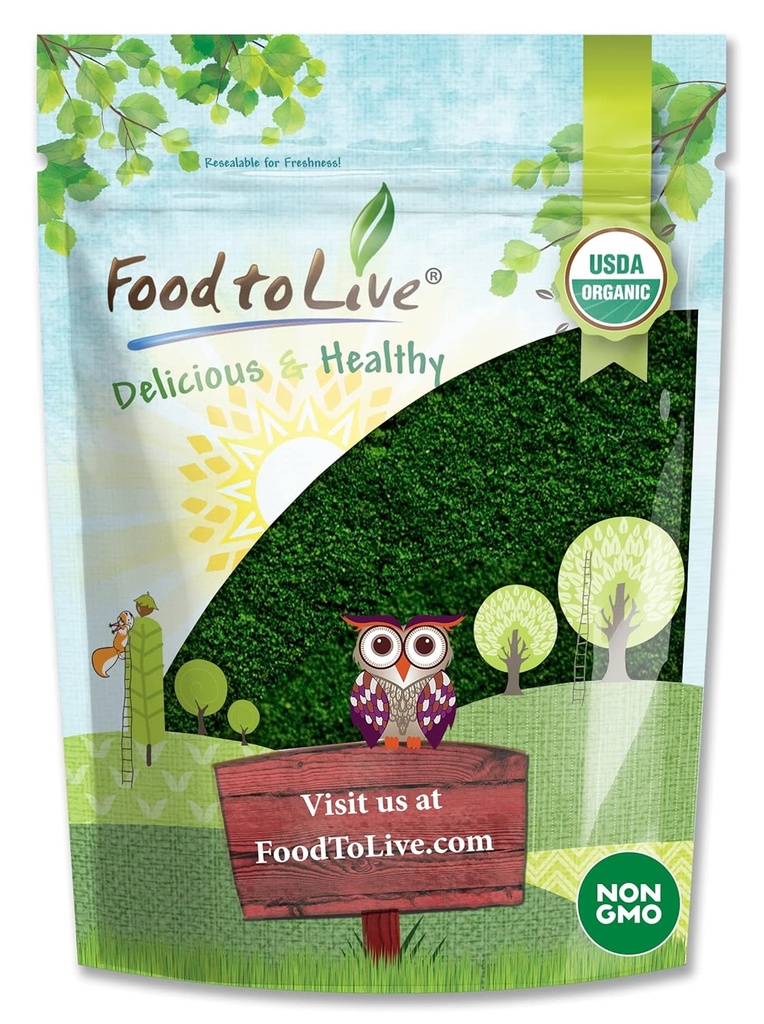 Makanan untuk Mix Bubuk Organik Hidup, 4 Poundster- Spirulina dan Chlorella 50 / 50 Blend, Non-GMO, Rich in Chlorophill, Raw, Pure, Vegan Superfood, Bulk, Great for Smoothies, Good Source of Protein