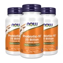 NOW Foods Probiotic- 10 25 miliar, 100 Count (Paket 3)