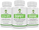 Tambahan Dopamin Dipasangkan dengan Alpha GPC dan Uridine - Neuro Boost Duo