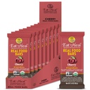 EatToHeal Cherry Real Food Bar - Vegan Organik Gluten Free Protein Bars - Bar Pengganti Gula Rendah, Non PMO, Tidak Dipanggang, Tanaman berbasis - Dibuat untuk Menikmati, Tidak Duduk di Shelves