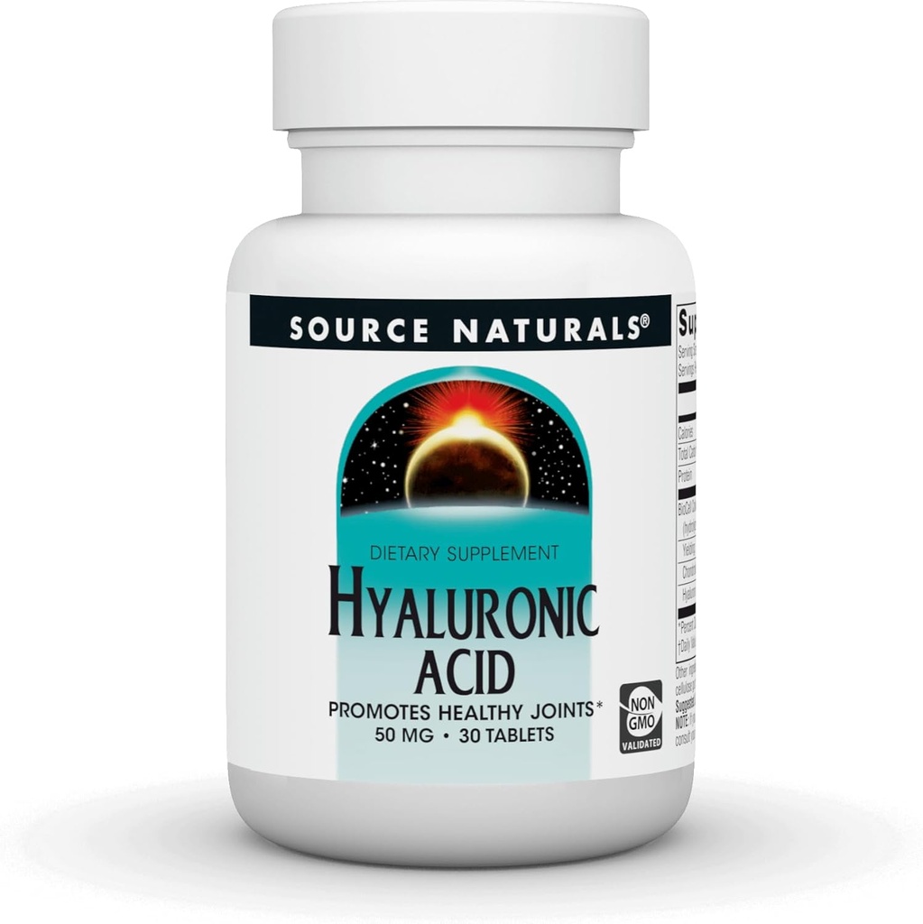 Asam Hyaluronic sumber, 50mg, 30 tablet