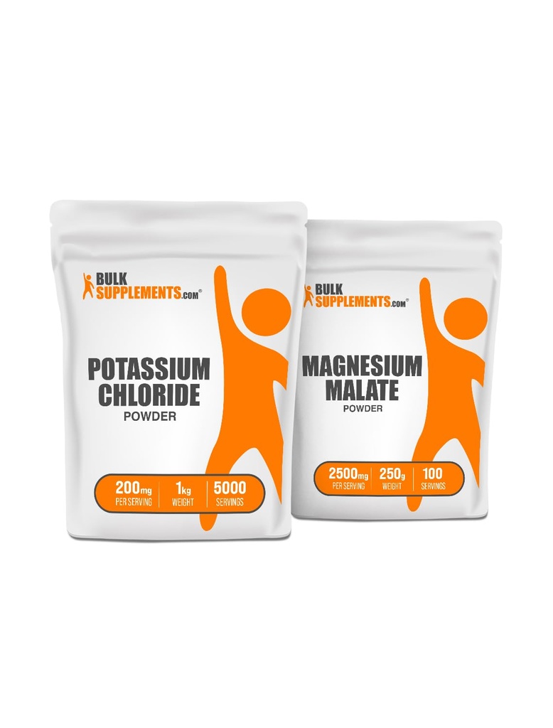 Potassium Chloride 1kg + Magnesium Melayu 250g Bundle