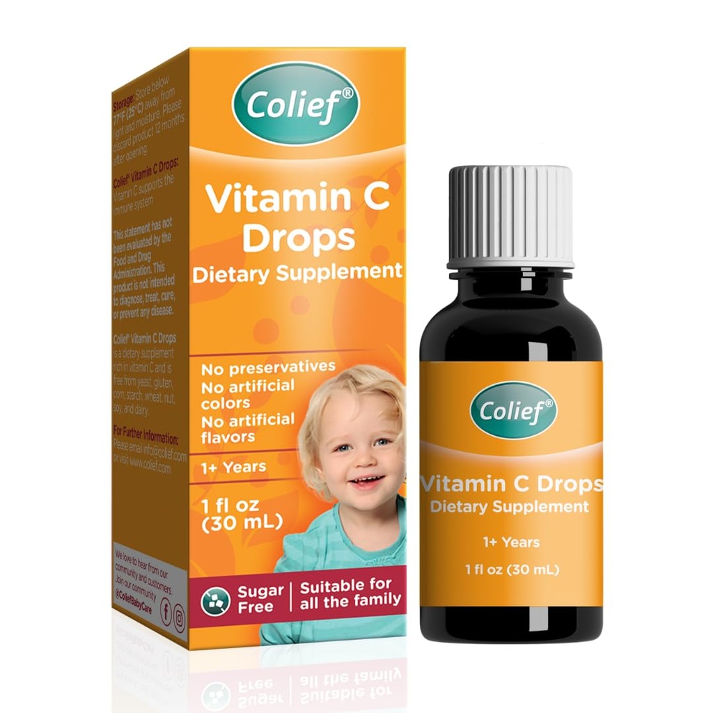 Kolief Vitamin C Drops for Baby 124; Daily Ammune Dukung bagi Infants + 1