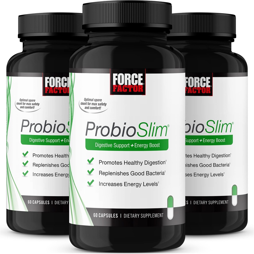 Force Factor Probiotic Probiotic Suplement for Women with Propoletic and Green Tea Extract, Reduce Gas, Bloating, Constipation, Dukung Digetical Health & Gut, 180 Capsules (3- Pack)