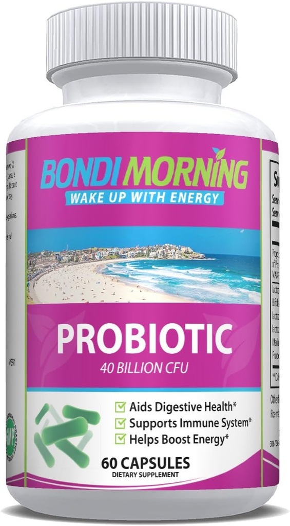 Progres for Women & Men 124; Supports Immune System, Digetical Health & Boost Energy 124; Sangat mudah dan mudah Disorot 124; 40 Milyar CFU Complex 124; 60 Capsules