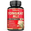Satoomi 9in1 Tongkat Ali Root Extract - Ashwagandha, Tribulus Terrestris - 90 Capsules untuk 3 Bulan - Dukungan Kekuatan, Energi & Kesehatan Imune