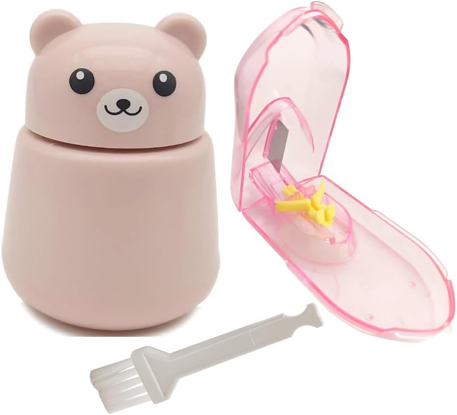 CoaGu Bear Pill Crusher & Splitter Kit - BPA-Free Combo for Pills / Tablets, FDA- Compliant Fine Powder, Nursing Home & Travel