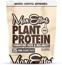 MaX EFFORT Plant Protein Powder, 17 G Pea Protein, Plant Based, Gluten Free, Low Carb, Protein Shake atau Smoothie Mix, Pemindahan Makanan, Tanpa Gula Substhues, Vanilla Cinnamon, 20 Srvg