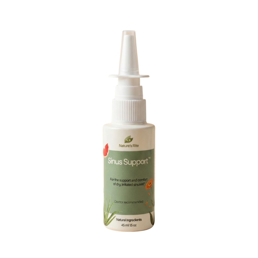Nature Rite Sinus Dukung ™, 1.5 oz. (45 mL) - Portabel, All- Natural Sinus Spray - All-Season Relief for Allergy & Pollution Irritation - Moisturizes & Soothes Sinsus - Dibuat di Amerika Serikat