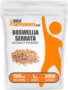 BulkSuppliments.com Boswellia Extract Powder Serrata - Boswellia Suplemen, dari Frankindogu Resin - Vegan & Gluten Bebas, 500mg per Serving, 12,2 lbs) (Paket 1)