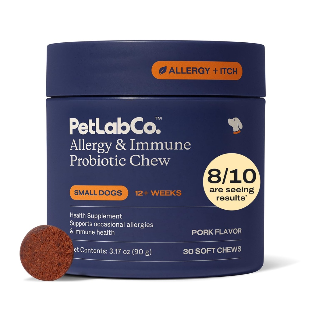"Alergi & Imune Daily Propoles for Dogs". "Support Yeast Production, Seasonal Allergies, Intermittent Itchiness, Gut & Digetical Health - 30 Chews for Small Dogs - Packaging May Wary"