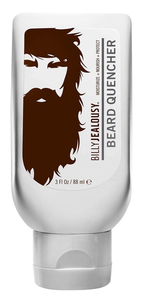 Billy Jealousy Beard, Nuchashing dan Strengthing Moisturizer untuk Mane dan Skin dengan Shea Butter, Amino Acids dan Benih Oat Hitam, Frizz Perkelahian, Relieves Itch dan Fl Oz, 3 Fl Oz
