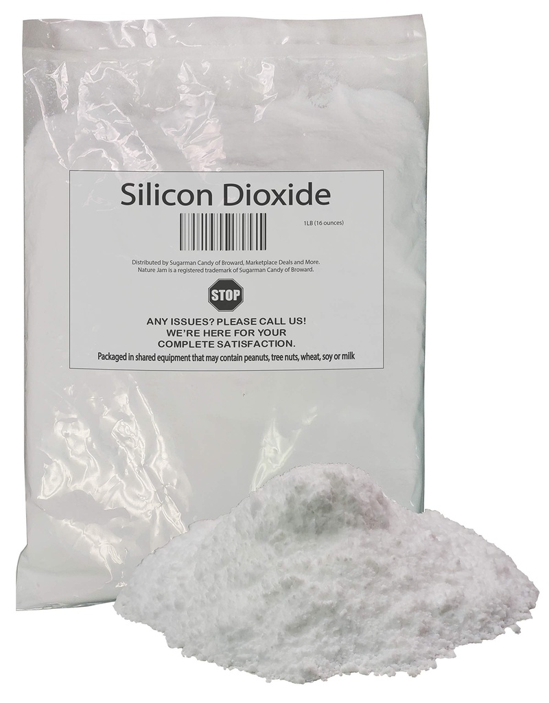Silicon Dioksida 1 Pound- Silica Powder - Anti Caking Agen