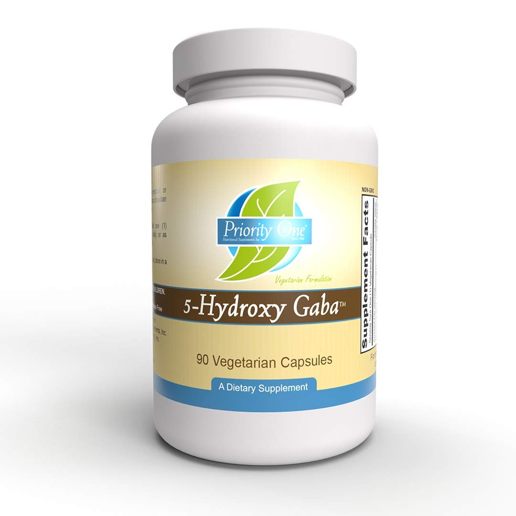Prioritas Satu Vitamin 5 Hydroxy GABA (Gamma Aminobutyric Acid) * 90 Vegetarian Capsules