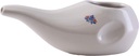 Best Rated Ceramic Neti Pot - Ergonomis Design and Hand- Made, Dove White