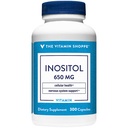 The Vitamin Shoppe Inositol 650MG, Support Healthy Liver & Cellular Fungsi (300 Capsules)