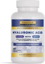 Nature 's Lab Hyaluronic Acid with Biocel Collagen and MSM - Skin Hydration, Gabungan Kesehatan - 60 Kapsul (Persediaan 20 Hari)