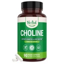 Suplemen Potensi Tinggi - Mendukung Performance Kognitif & Hati Fungsi - 100% Vegan & Non- GMO Choline - 90 Vegan Capsules