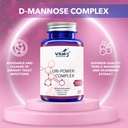4-IN-1 URI KOMPLEX POWER 1350mg - 60 hari - D Mannose, Cranberry, Hibiscus, dan Dandelion Herb - Tentu Cleanse the Bladder and Urinary Tract - Specialized Pendekatan untuk UTI Advoyment Pack dari 2