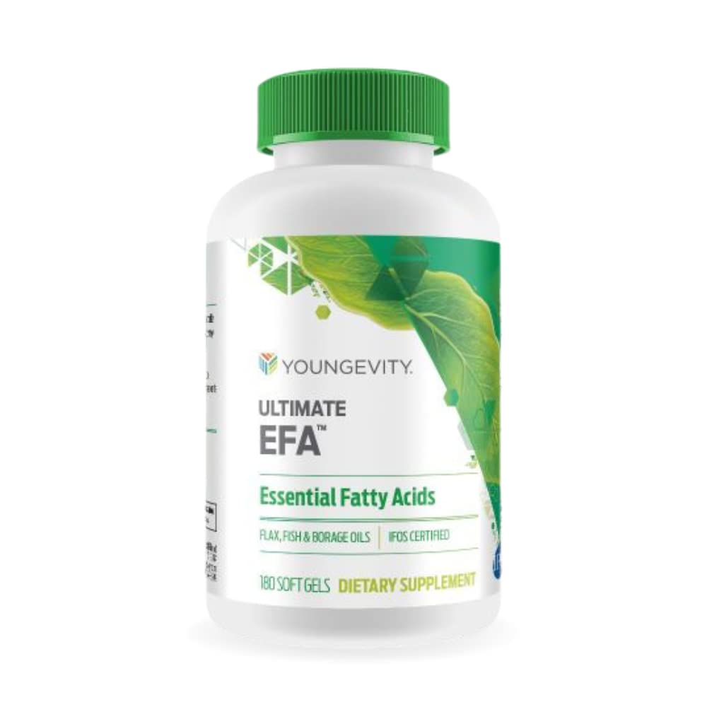 EFA Kekanak-kanakan - Sumber Organik Acids Gendut 124; Omega 3, 6, & 9 14; Dibuat dari Borage, Flax & Fish Oil 124; 180 Cacah (180 Hitung 1)