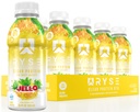 RYSE Clear Protein Drink - Jell-O Island Pineapple - 100 Kalories, 22g Whee Isolate Protein Shake, Sugar-Free, 0g Fat & Lactose- Free - Menyegarkan Revey- Minuman Beverage - 16.9 fl oz Botol (12- Pack)