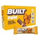 Bar Built, Puff Protein Bars, Salted Caramel Puff, 17g Protein Snacks, OnTheGo Bars, Only 140 Calories, 6g Sugar, Collagen, Gluten Free, 12 Count