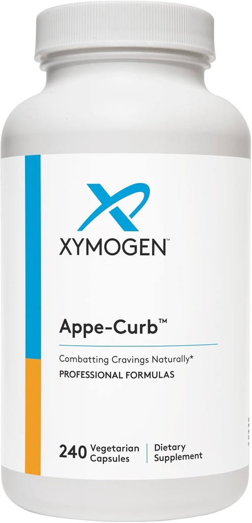 XYMOGEN Appe- Curb - Dukung untuk Bantuan Crauries Combat - Chromium, DL- Phenylalanine, L- Glutamine, Vitamin B6 + 5- HTP untuk Metabolisme Kesehatan, Mood & Appetite Dukungan (240 Capsules)
