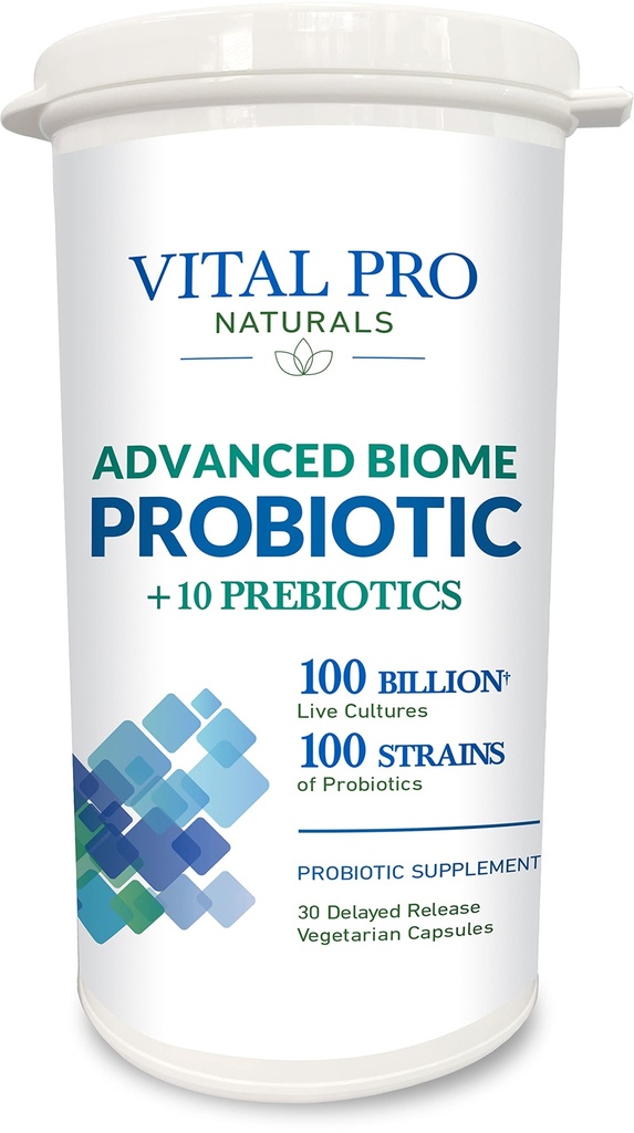 Vital Pro Naturals - Advanced Biome Probiotic Plus Pregories 30 Capsules