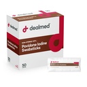 Dealmed Povidone Iodin 10% Swabsticks - Secara Individually Packets Perfect for Wound Care and Portable Aid Kins, 50 / Box (Paket 1)