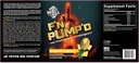 'Merica Labz F' N Pump Stimulant Free, Nitric Oxide, Fully Dised, Pompa PreWorkout Powder (20 Servis) (Upside Down Pineapple)