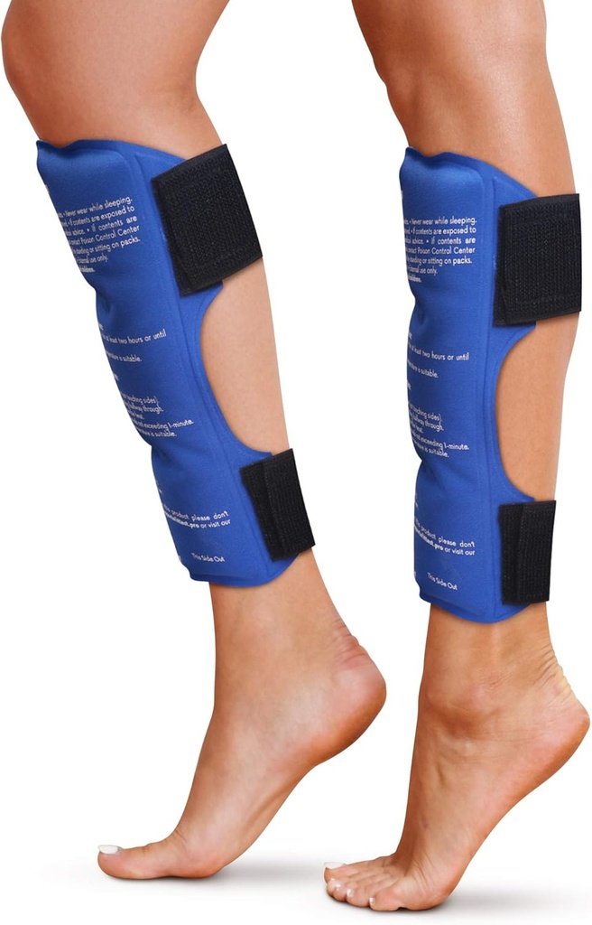 Shin Spint Ice Packs, HSA dan FSA Dapat Diaktifkan kembali Panas dan Terapi Dingin Lipatan 124; Leg atau Calf Pain Relief 124; Advanced Soft Gel Technology 124; Bebas dan Dapat Di-microwave 124; Injuries Berjalan & Pemulihan