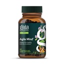 Gaia Herbs Agile Mind - Otak & Cognitive Dukungan Herbal - dengan Organik Turmeric Root, Bacopa, Black Pepper, dan Ginkgo Biloba - 60 Vegan Cair Phyto- Capsules (30- Hari Suppply)