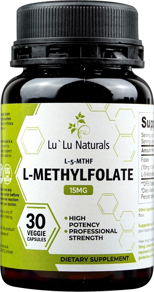 Lu 'Lu vocals L Methylfolat 15mg Aktivated Metil Folic Acid, 5-mthf 30 Veggie Caps