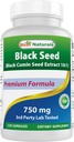 Benih Hitam Terbaik (Black Cumin Extract 10: 1) 750 mg Per Servis - 120 Kapsul