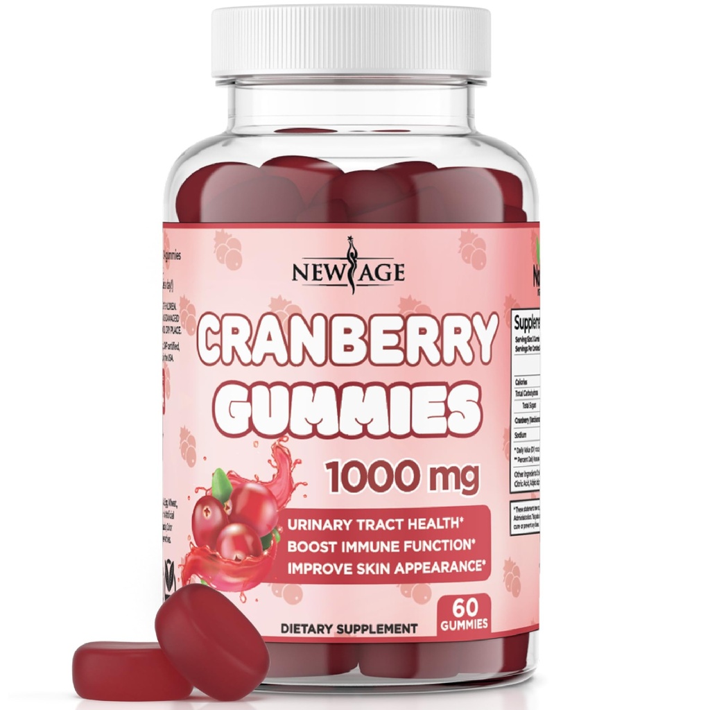 New Age Cranberry Gummies Urinary Tract Health Gummies