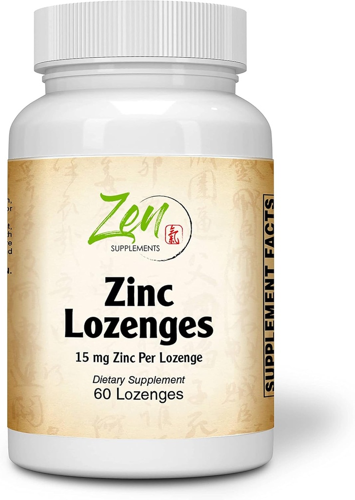 Suplemen Zinc Lozenges 15 Mg Ammune Dukung Suplemen Antioksidan & Great Tasting Zinc 60- Lozenge