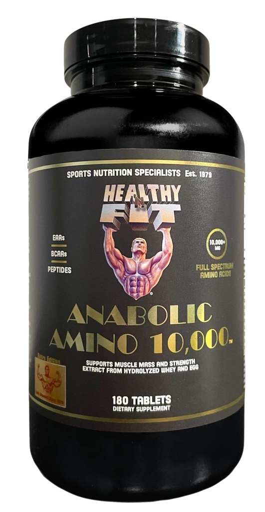 Sehat 'N Fit Amino 10.000 - Amino Acid 180 Tablet - Telur Hidrolyzed & Whey Sumber - Cepat Menyerap