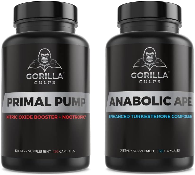 Gorilla Gulps 126; Anabolic Ape + Primal Pump Bundle