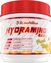 Hidramino EAAA + BCAA Powder - 40 Serbuk - Escular Amino Accids & Electrolite Powder for Recovery, Power, & Hdration, 7g BCAAs, 8g EAS, 600mg Electrolytes (Vegan, Cincin Peach)