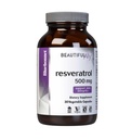 Nutrition Beautiful Ally Resveratrol 500mg, Lindungi Skin Integritas *, Non-GMO, Vegan, Gluten- Free, Soy- Free, 30 Vegetable Capsules, 30 Pelayan