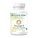 Dr Clark Store Omega-3 Icelandic Tambahan Minyak Ikan - 10000mg, 80 Softgels, Supports Heart, Otak & Gabungan Kesehatan